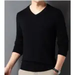 SpringAutumn Sweater V-Neck Top Men's