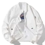 Men’s Pilot Jacket for Couples, Long Sleeve Polyester