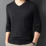 SpringAutumn Sweater V-Neck Top Men's
