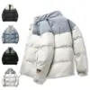 Thickened Men’s Winter Down Coat with Stand-Up Collar