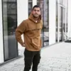 Embroidered Hooded Sweatshirt with Plus Velvet Thickness Embroidered Hooded Sweatshirt with Plus Velvet Thickness