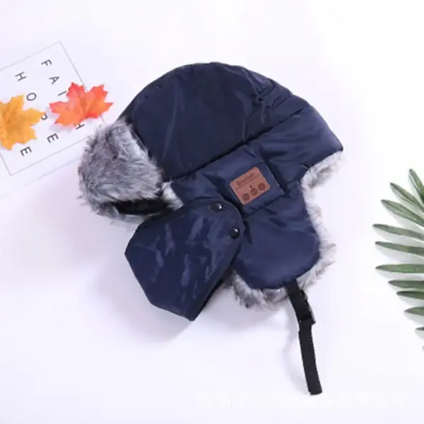 Bluetooth Stereo Audio Bomber Hat - 4.1 Wireless Calls Bluetooth Stereo Audio Bomber Hat - 4.1 Wireless Calls