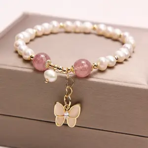Multi-Color Insect-Inspired Bracelet for Women, Micro Inlay