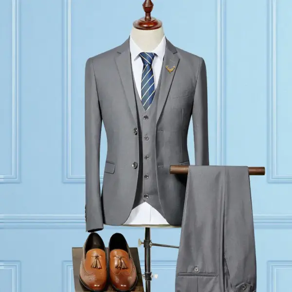 Slim Fit Wedding Suits For Men Custom Made Mens 3 Piece Suit Slim Fit Wedding Suits For Men Custom Made Mens 3 Piece Suit
