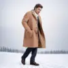 British Style Solid Color Woolen Coat Autumn And Winter British Style Solid Color Woolen Coat Autumn And Winter