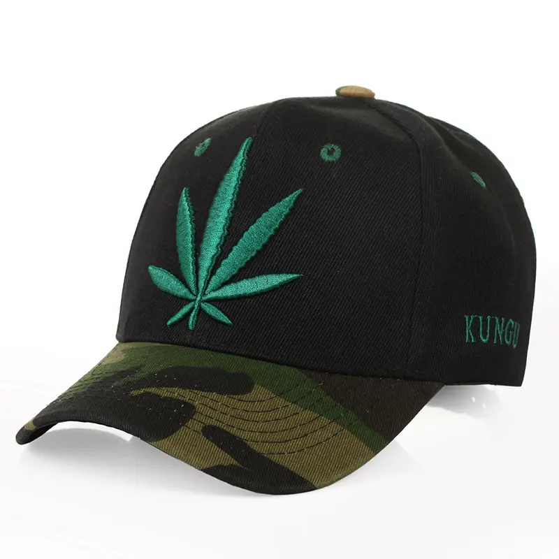Simple Green Maple Leaf Hemp Leaf Caps Men And Women Baseball Caps Shopping Simple Green Maple Leaf Hemp Leaf Caps Men And Women Baseball Caps Shopping