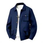 Solid Color Multi Pocket Workwear Waterproof Jacket