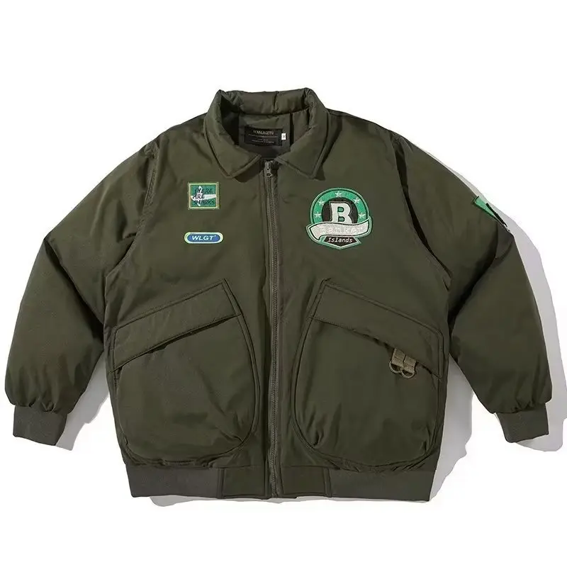 Warm Cotton-Padded Men’s Winter Jacket Thickened Fit Warm Cotton-Padded Men’s Winter Jacket Thickened Fit