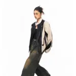 Heavy Industry Biker's Leather Jacket Men And Women