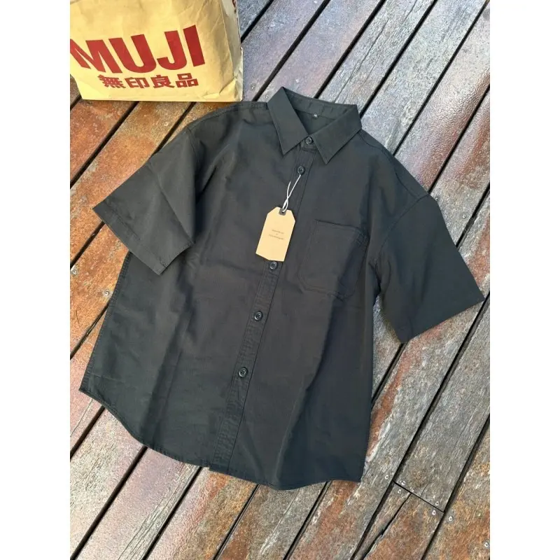 Breathable Pure Cotton Men’s Workwear Short Sleeve Shirt Breathable Pure Cotton Men’s Workwear Short Sleeve Shirt