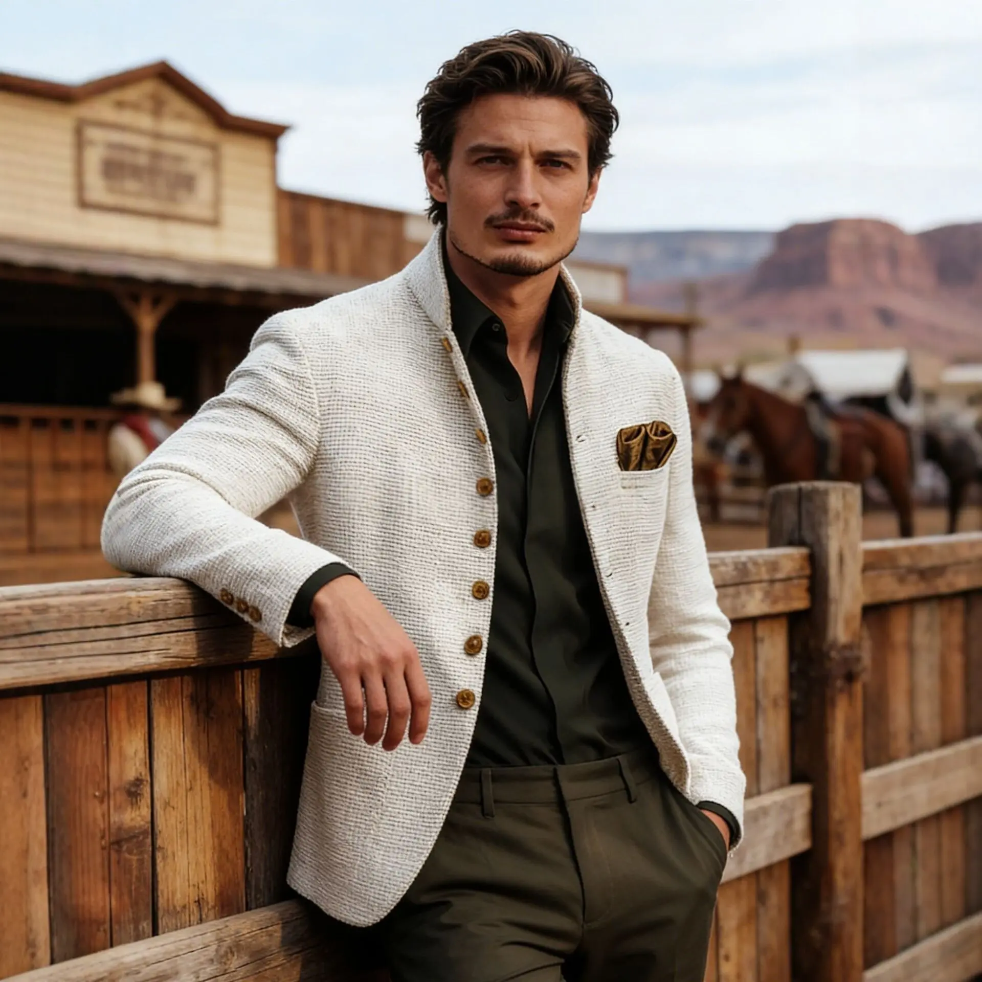 Retro Tweed Mens Fashionable Casual Jacket Retro Tweed Mens Fashionable Casual Jacket