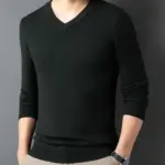 SpringAutumn Sweater V-Neck Top Men's