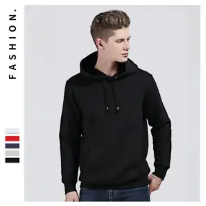 Cotton Men’s Hooded Sweatshirt Pullover for Everyday Comfort