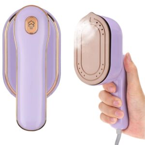 One Thousand W Portable Handheld Steamer For Hang Flat Ironing Travel Garment Steamer With 180 Degree Rotatable Handle 10S Fast Heating Clothing Wrinkles Remover For Home Office Travel