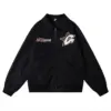 PU Leather Polo Collar Jacket Men