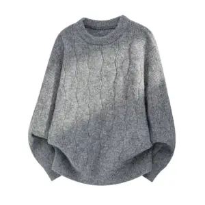 Wrinkle-Resistant Men's Knit Sweater, Relaxed Pullover