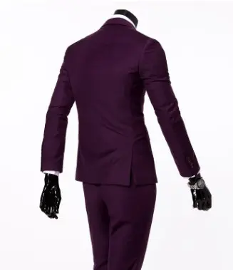 Custom Men’s Suit with Cotton Fabric & Buckled Placket Custom Men’s Suit with Cotton Fabric & Buckled Placket