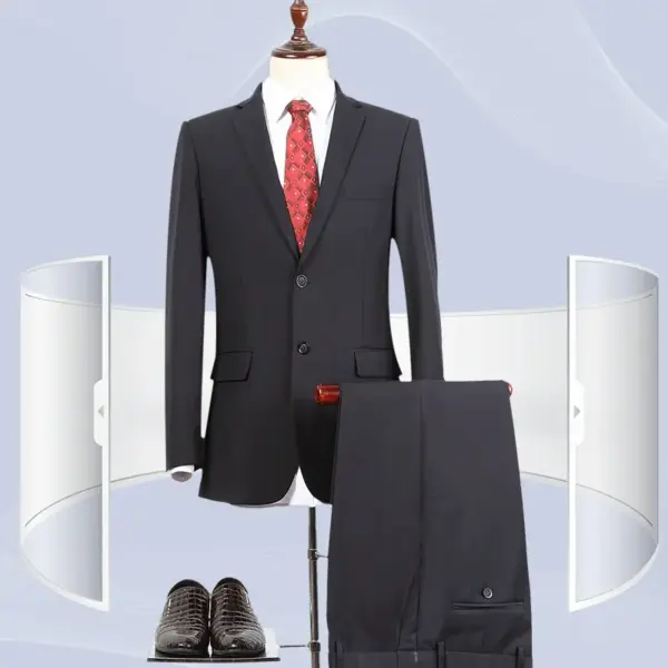 4-Season Mens Suit Jacket for Daily Wear, Acetate Blend 4-Season Mens Suit Jacket for Daily Wear, Acetate Blend