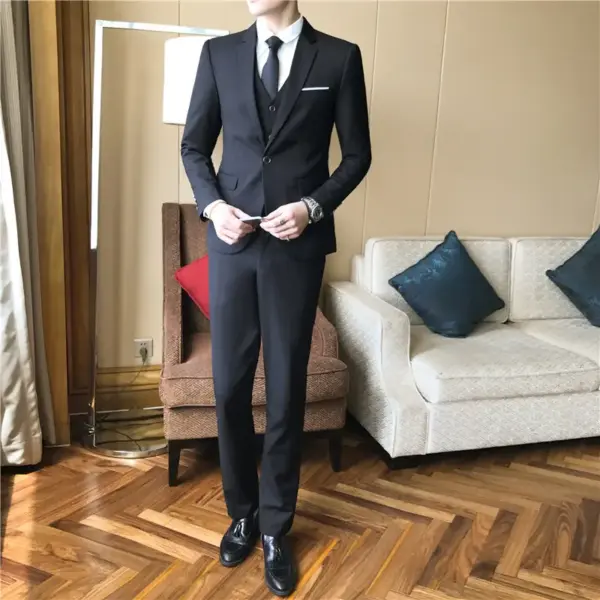Men’s Suit Set with Size-Accurate Asian Sizing Guide Men’s Suit Set with Size-Accurate Asian Sizing Guide