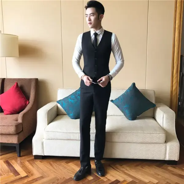 Men’s Suit Set with Size-Accurate Asian Sizing Guide Men’s Suit Set with Size-Accurate Asian Sizing Guide