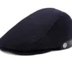 Woolen Beret Herringbone Pattern Adjustable