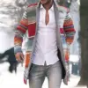 Layer-Friendly Mid-Length Men’s Cardigan Trench Coat Layer-Friendly Mid-Length Men’s Cardigan Trench Coat