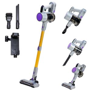 Cordless Vacuum Cleaner, Lightweight Stick Vacuum Household Anti-tangling And LED Light, Powerful Rechargeable Wireless Vacuum Cleaner