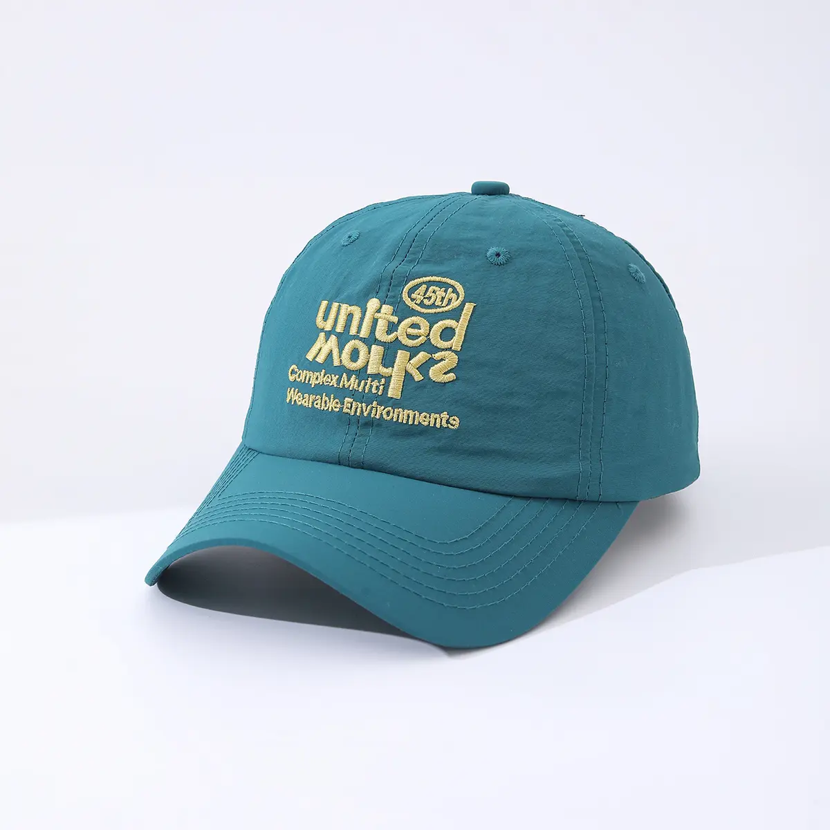 Adjustable Men’s Embroidered Beanie Cap with English Lettering