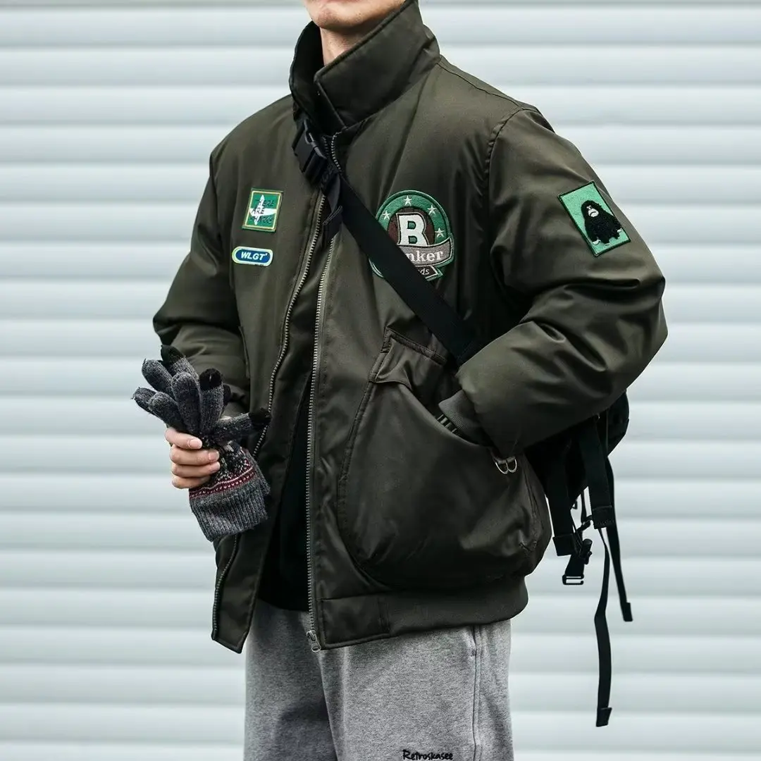 Warm Cotton-Padded Men’s Winter Jacket Thickened Fit Warm Cotton-Padded Men’s Winter Jacket Thickened Fit