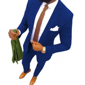 Banquet Cotton Suit for Men - Multicolor Set with Extended Sizes