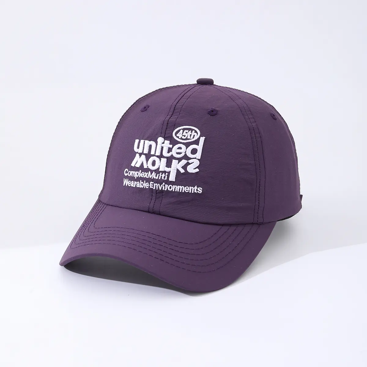Adjustable Men’s Embroidered Beanie Cap with English Lettering