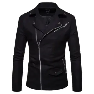 British men's slim trench coat