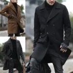 682520548764.webp Men’s Wool Lapel Trench Coat with Polyester Lining