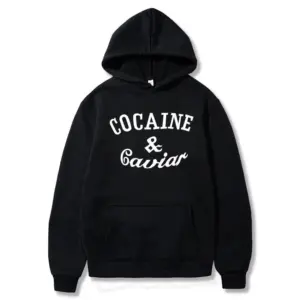 Hip Hop Letter Fleece Sweatshirt Pullover Sweatshirt