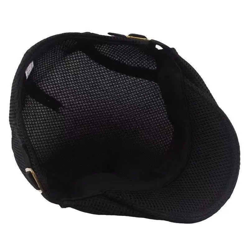 Breathable Sun-Protective Mesh Beret Hat with Conical Crown Breathable Sun-Protective Mesh Beret Hat with Conical Crown