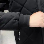 Warm Fleece Plaid Cotton-Padded Jacket with Zipper Pockets