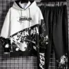 Warm Regular-Thickness Hooded Sweater Suit for Men