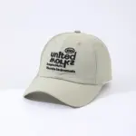 Adjustable Men’s Embroidered Beanie Cap with English Lettering