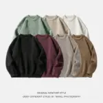 Textured Solid Color Knit Sweater for Casual, Loose Fit