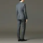 956510326565.webp Winter-Ready Slim-Fit Men’s Suit with Flat Collar - No Slit