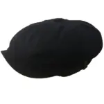 Men’s Vintage Painter Beret for Warmth - Flat Top, 56-60 cm