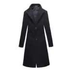 Overlength Woolen Trench Coat Suit Coat