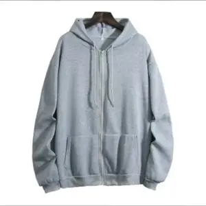 Cardigan Hoodie Solid-color Hooded Fleece Top