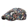 Adjustable Cotton Jacquard Beret for Warm Wind & Sun Adjustable Cotton Jacquard Beret for Warm Wind & Sun