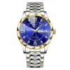 Gold Inlaid Gold Ring Blue
