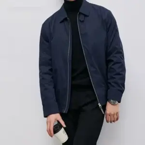 British Retro Solid-Color Versatile Fashionable Long-Sleeve Jacket