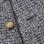 Slim Fit Plaid Blazer Jacket for Men, Double-Breasted