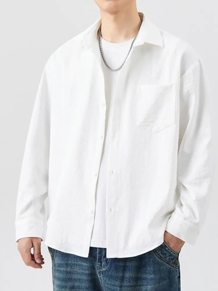 Four-Way Stretch Comfort Youth Shirt Long Sleeve Cardigan Four-Way Stretch Comfort Youth Shirt Long Sleeve Cardigan