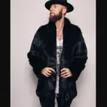 Warm Mink-Look Mid-Length Men’s Lapel Imitation Fur Coat