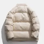 Thick Stand-Up Collar Padded Jacket for All-Season Wear